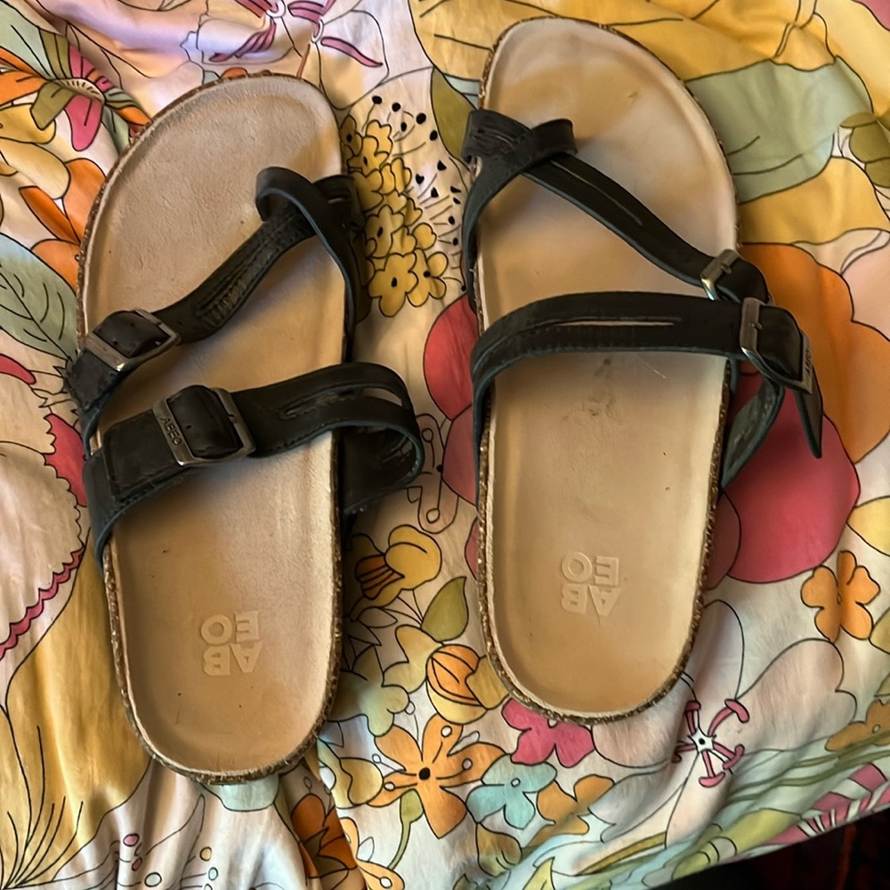 Abeo Lily sandal 8 neutral
